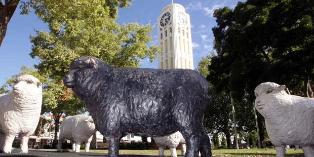 Knives and scissors were used during the brawl near the Hastings clock tower. Photo/File