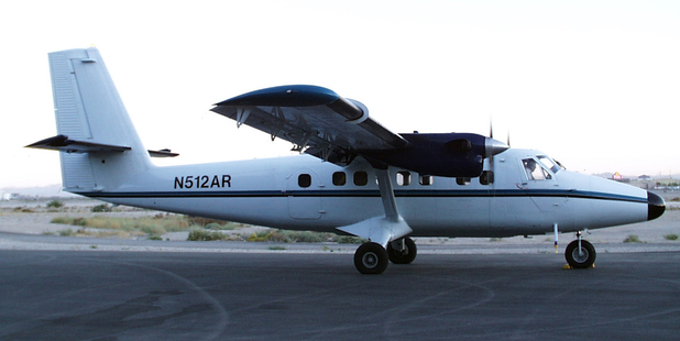 A DeHavilland DHC6 Twin Otter similar to the one belonging to Nepal Airlines went missing this morning. Photo / AP