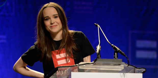 Actress Ellen Page comes out as gay at the Human Rights Campaign's Time to Thrive Conference. Photo/AP