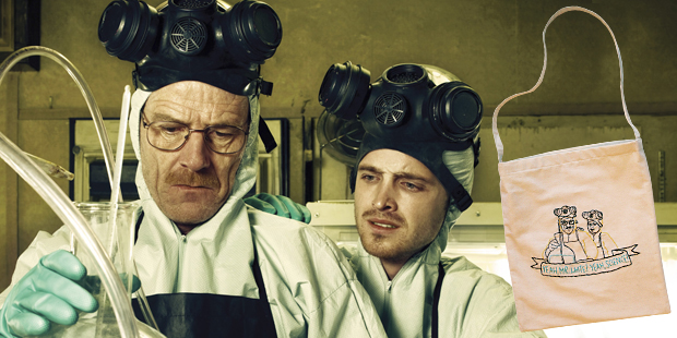 Make your own 'Breaking Bad' tote bag.
