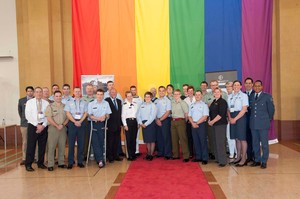 Members of NZ Defence Forces' Overwatch at the 'Pride in Defence Conference'. Photo / NZDF