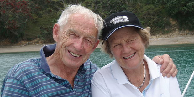 Tony and Judy Laity, the owners of 36 Cowes Bay Rd, Wells Bay, Waiheke Island.