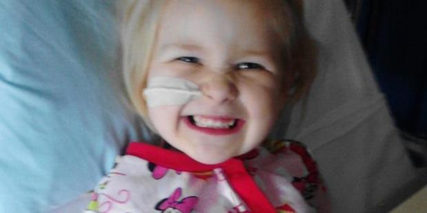 Alicia Steenson, 4, is battling a rare and aggressive form of leukaemia. Photo/Supplied