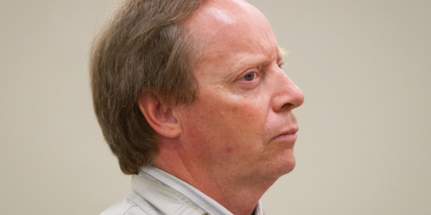 Property developer Malcolm Duncan Mayer is sentenced in the Auckland District Court today. Photo / Richard Robinson.