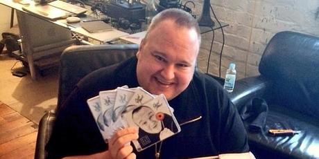 Kim Dotcom and with his Aabum Good Times.