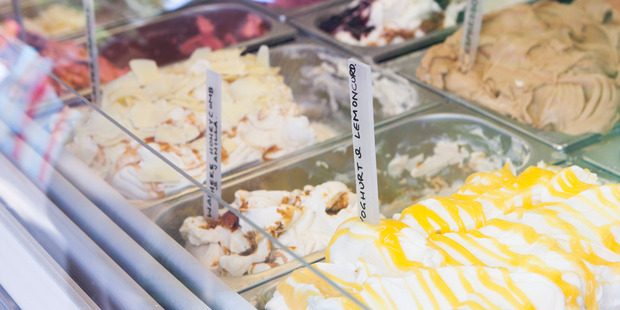 Island Gelato serves up fresh Waiheke Island produce with its gelato. Photo / Michelle Hyslop