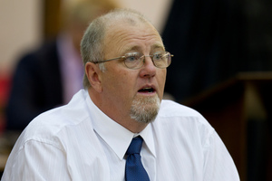 Mark Lundy in the High Court at Wellington. Photo / Mark Mitchell
