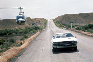 Vanishing Point starring Barry Newman and a 1970 Dodge Challenger RT