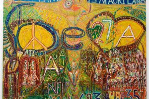 Emily Karaka Te Uri O Te Ao 1995 , detail.
