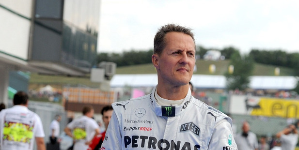 German Formula One driver Michael Schumacher. Photo / AP