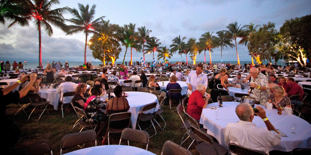 Enjoy outdoor dining at the annual Port Douglas Carnivale - a celebration of local food beverage and culture, which is held in May.