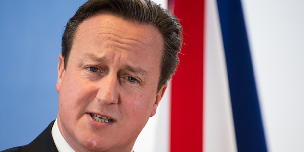 British Prime Minister David Cameron. Photo / AP