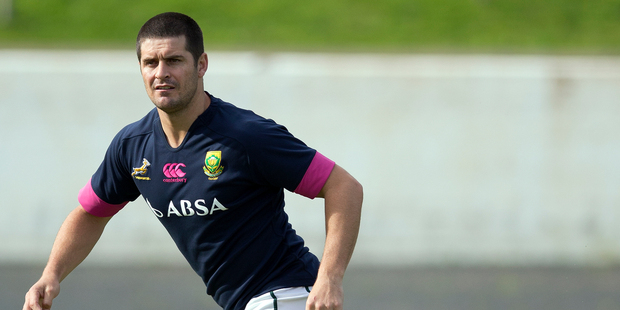 Morne Steyn is playing for Stade Francais while still in contention for the Springboks. Photo / Getty Images