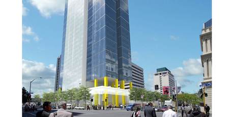 Property proposal for the new 30-level-tower.