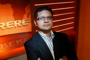 Shane Taurima, head of TVNZ's Maori and Pacific unit, resigned last night after it was revealed he facilitated a discussion about the Maori vote at a Labour hui held at TVNZ. Photo / NZ Herald
