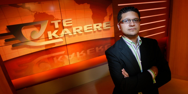 Shane Taurima, former editor of Te Karere,crossed the line. Photo / Richard Robinson
