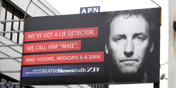 Newstalk ZB host Mike Hosking. The network will now be 100pc owned by APN News and Media, publisher of the NZ Herald. Photo / Janna Dixon