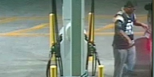 This man is suspected of assaulting an elderly resident before driving off in his car. Photo/Supplied