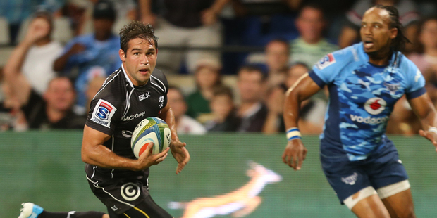 Cobus Reinach of the Cell C Sharks during the Super Rugby match between Cell C Sharks and Vodacom Bulls. Photo / Getty Images.