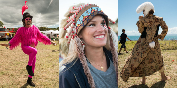 Fabulous fashion from Splore. Photo / Jason Burgess
