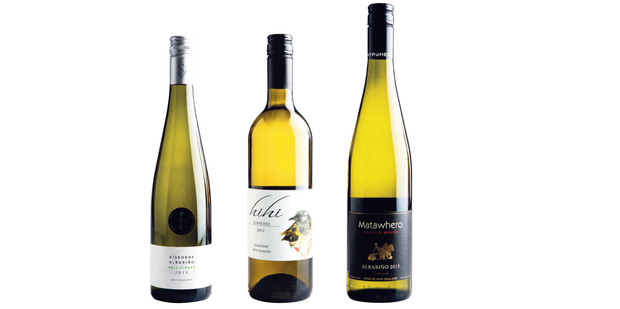 Coopers Creek Bell-Ringer Gisborne Albarino 2013; Hihi Gisborne Albarino 2013; Matawhero Church House Gisborne Albarino 2013.