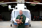 FULL ON: Peter Turnbull, here with his faithful canine Sammy, has been busy with rescue flights these summer holidays.PHOTO/MICHAEL CUNNINGHAM FULL ON: Peter Turnbull, here with his faithful canine Sammy, has been busy with rescue flights these summer holidays.PHOTO/MICHAEL CUNNINGHAM