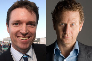 Colin Craig, (left) and Russel Norman.