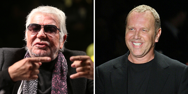 Roberto Cavalli and Michael Kors. Photo / AP, Creative Commons