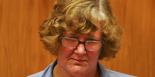 Helen Milner sits in court in Christchurch, New Zealand. Photo / Martin Hunter