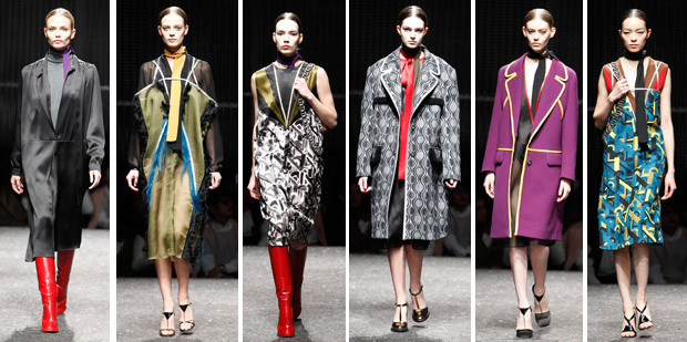 Prada Women F/W 2014, shown in Milan. Photos / Supplied