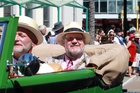 Napier Mayor Dalton led off the great Saturday parade during a weekend he said the Art Deco Trust and the people of Napier could be hugely proud of. Photo/Duncan Brown Napier Mayor Dalton led off the great Saturday parade during a weekend he said the Art Deco Trust and the people of Napier could be hugely proud of. Photo/Duncan Brown