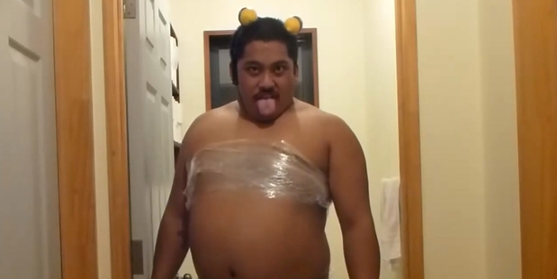 Dave Correos' take on Miley Cyrus' on-stage twerking went viral last year. Pictures / YouTube, AP