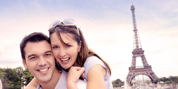'Just hanging out in Paris, no big deal #SoLucky'. Photo / Thinkstock