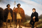 The chiefs Waikato and Hongi Hika with Thomas Kendall, New Zealand's first Justice of the Peace, as painted by James Barry in 1820. Photo/Alexander Turnbull Libarary The chiefs Waikato and Hongi Hika with Thomas Kendall, New Zealand's first Justice of the Peace, as painted by James Barry in 1820. Photo/Alexander Turnbull Libarary