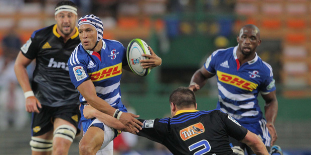 Gio Aplon of the Stormers in action during the Super Rugby match between DHL Stormers and Hurricanes. Photo / Getty Images