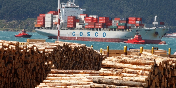 Exports to China offset declines to other nations. Photo / Mark Mitchell