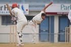 Tom Latham, Canterbury batsman, prepares to play a delivery from CD bowler Roald Badenhorst on day three. Photo/Glenn Taylor Tom Latham, Canterbury batsman, prepares to play a delivery from CD bowler Roald Badenhorst on day three. Photo/Glenn Taylor