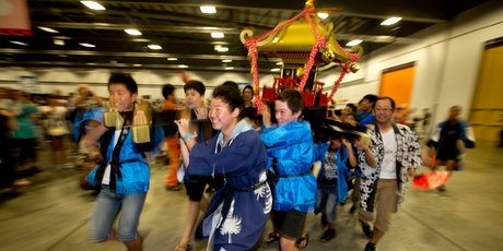 Japanese Aucklanders gather to celebrate Japan Day. Photo / Dean Purcell