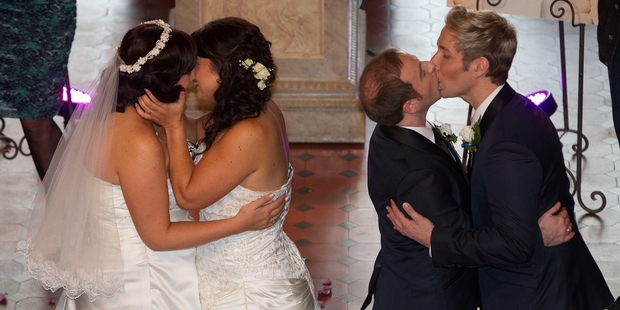 The law which created marriage equality last August has prompted celebrants to make a choice about which weddings they want to be involved with. Photo / Alan Gibson