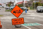 Hastings District Council has come under fire for late-night roadworks on St Aubyn St. Photo/Glenn Taylor Hastings District Council has come under fire for late-night roadworks on St Aubyn St. Photo/Glenn Taylor