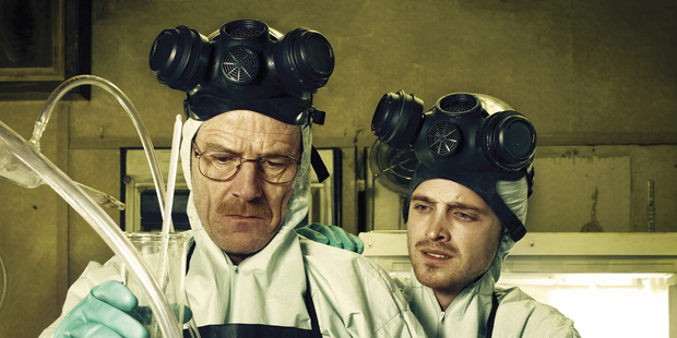 Aaron Paul (right) is keen to revive his Breaking Bad role in the show's spinoff series.