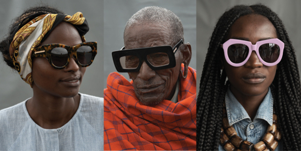 The new Karen Walker Eyewear campaign, photographed by Derek Henderson, features those who work on the Ethical Fashion Initiative project.