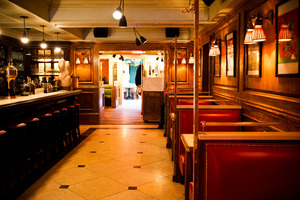 The bar at The Marlton Hotel in Greenwich Village. Photo / Babiche Martens