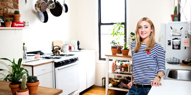 Karie Higgins photographed in her New York city apartment. Photo / Babiche Martens.