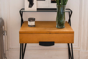 Danish-inspired bedside table.