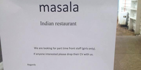 The restaurant wants the 'girls' to work Monday to Wednesday, when it has $10 specials. Photo / Richard Robinson