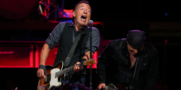 Bruce Springsteen and the E Street Band could try keeping it Kiwi witha bit of Mutton Birds during their Mt Smart concerts this weekend. Photo / Getty Images.