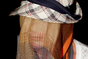 Australian Schapelle Corby, covering her face, listens to an official at the correctional office after she received her parole in Bali. Photo / AP