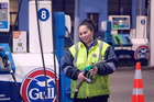 Katrina Bennett helps with customer service at Gull Hewletts Rd, where people will be able to access fuel at a 10c per litre discount. Katrina Bennett helps with customer service at Gull Hewletts Rd, where people will be able to access fuel at a 10c per litre discount.