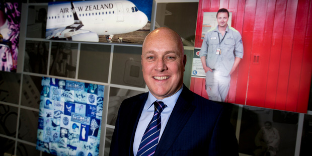 Air New Zealand chief executive Christopher Luxon. One of the reasons Air NZ profits are soaring. Photo / Dean Purcell